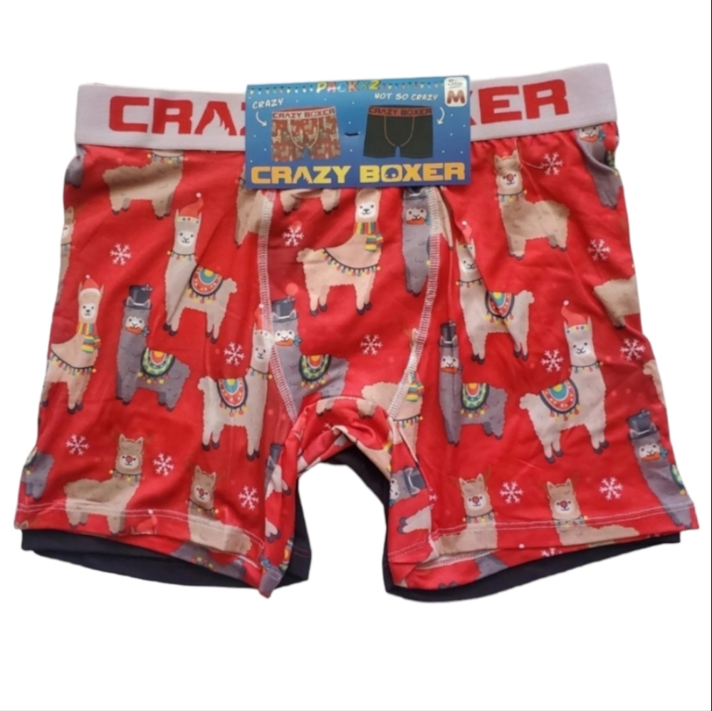2 Pair Crazy Boxer Alpaca Boxer Briefs